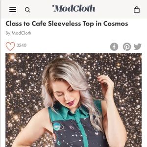 🔎ISO! ISO!🔍ModCloth Class to Cafe Top in Cosmos